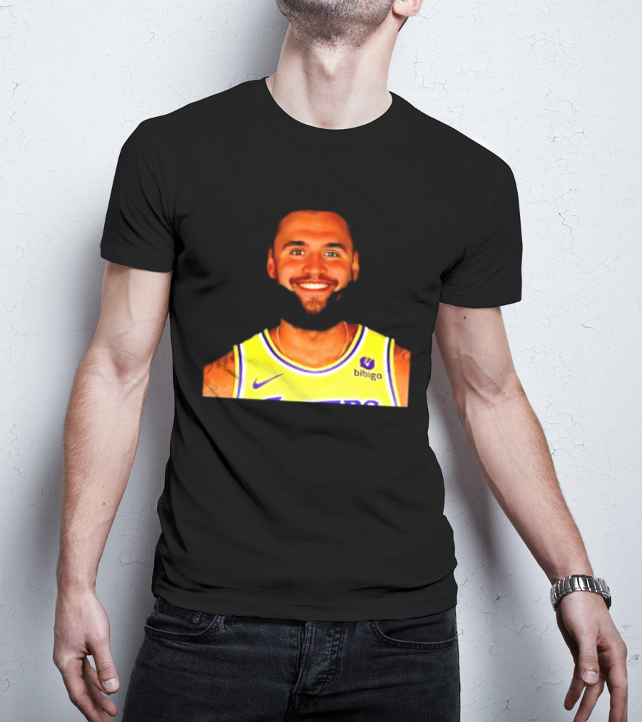 Charlie Kirk And LeBron James Los Angeles Lakers Basketball Meme T-Shirt