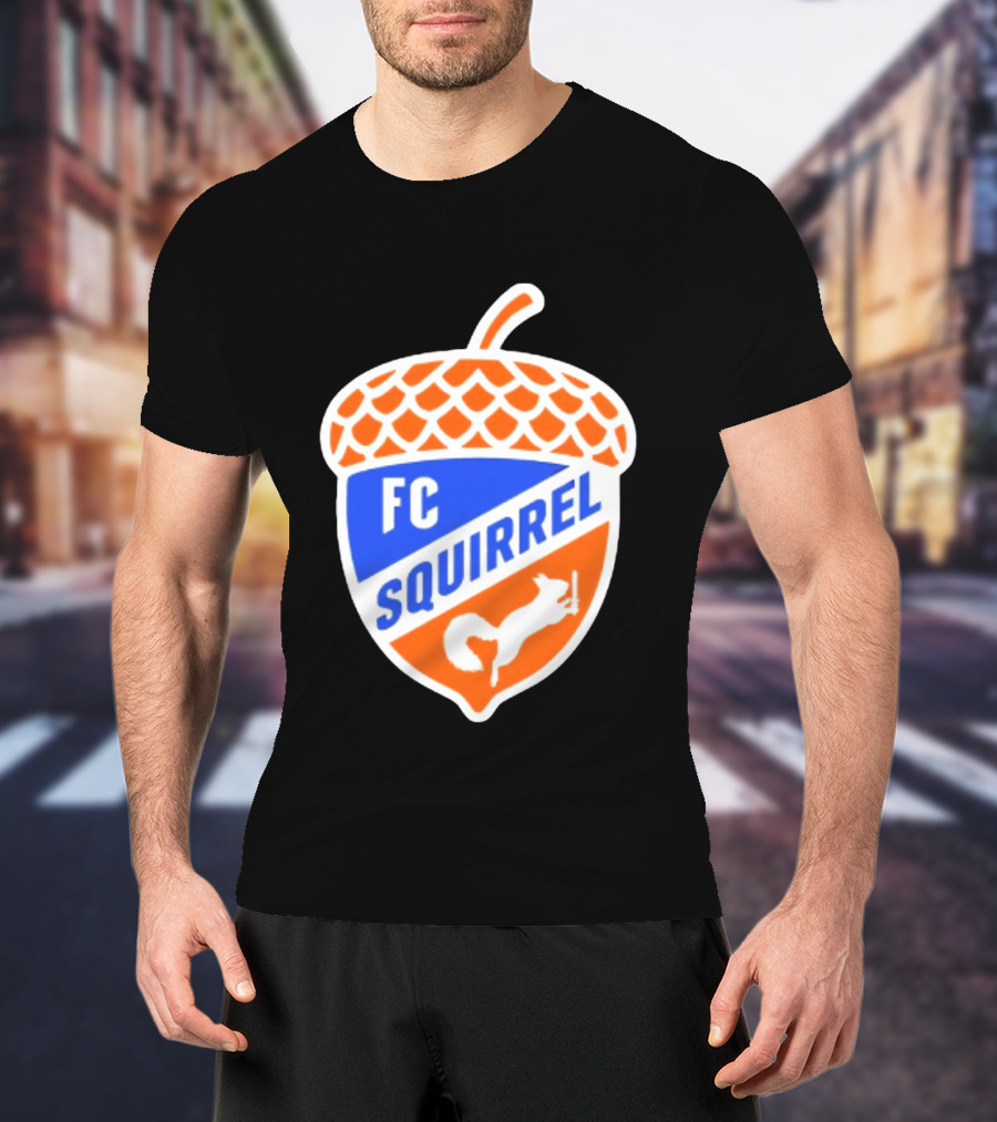 FC Squirrel Acorn Crest Cincinnati Soccer T-Shirt