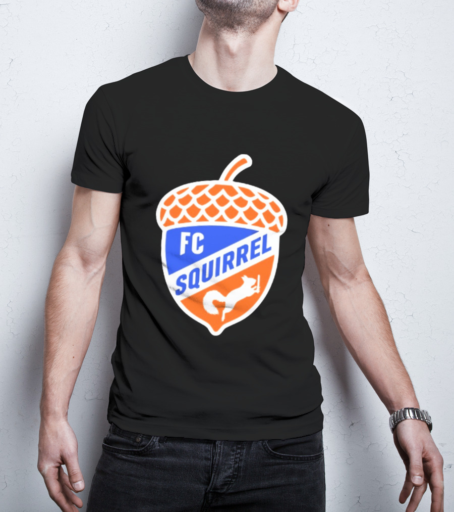 FC Squirrel Acorn Crest Cincinnati Soccer T-Shirt
