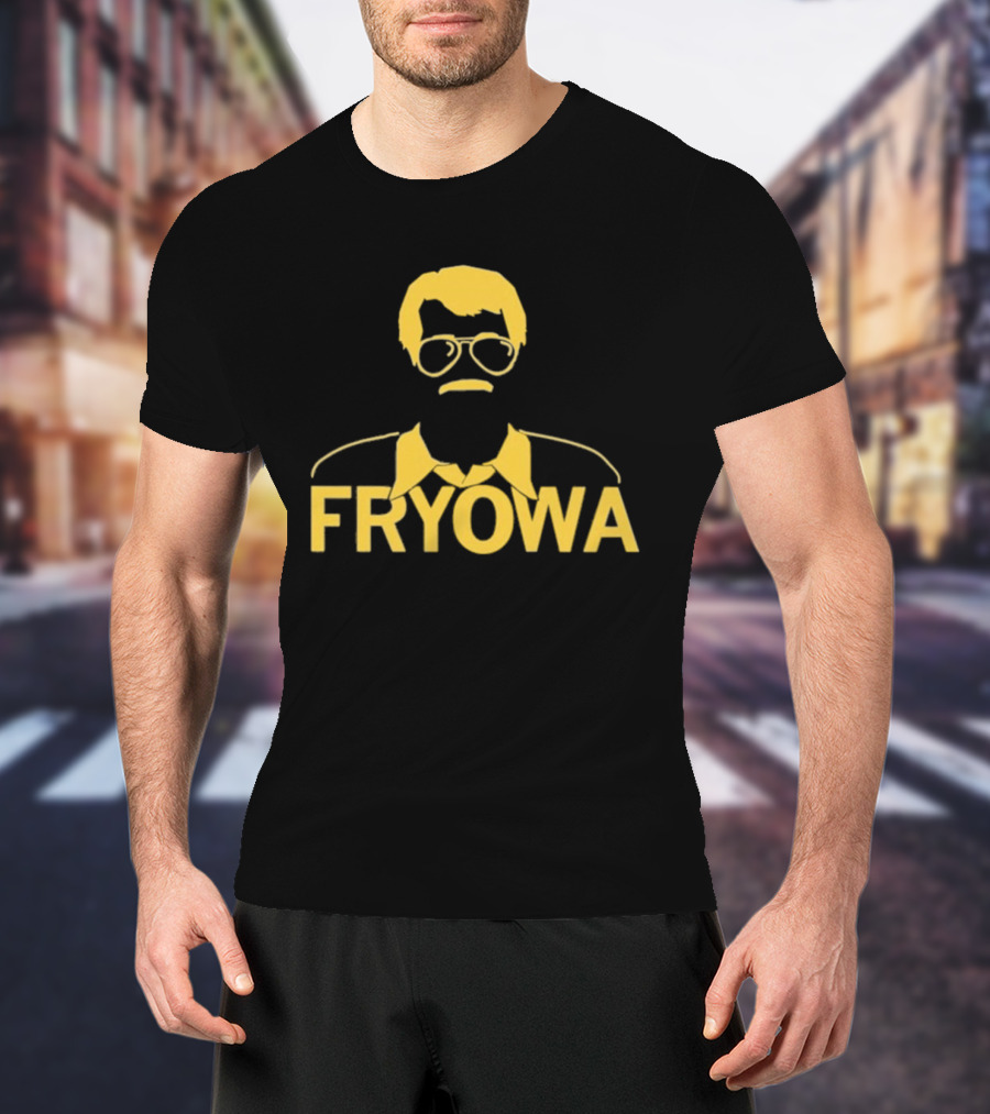 FRYOWA Yellow Mustache Glasses Black Snug Small T-Shirt