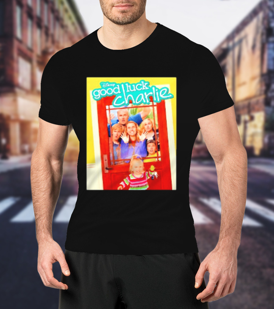 Disney Good Luck Charlie Family Door Scene T-Shirt