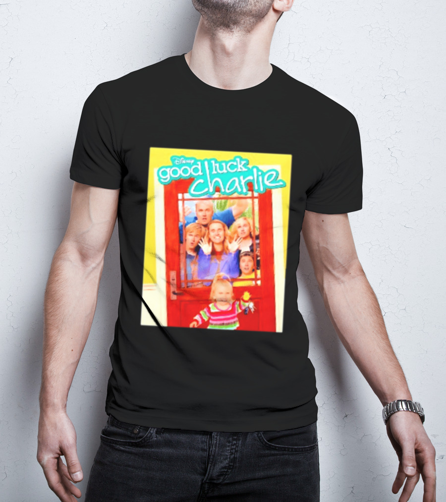 Disney Good Luck Charlie Family Door Scene T-Shirt