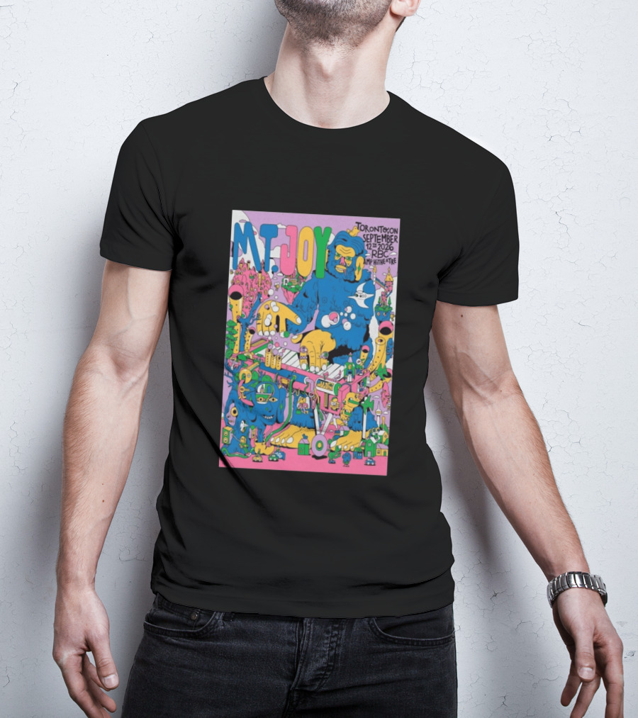 MT. Joy Toronto September 12 2026 RBC Amphitheatre Concert With Colorful Fantasy Creature T-Shirt