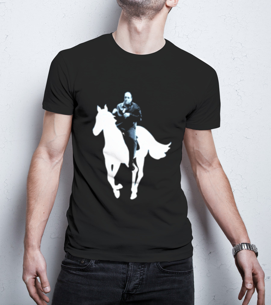 Rogue Co Pie O My Own Summer Millennial Sopranos Iconic Horse Scene T-Shirt