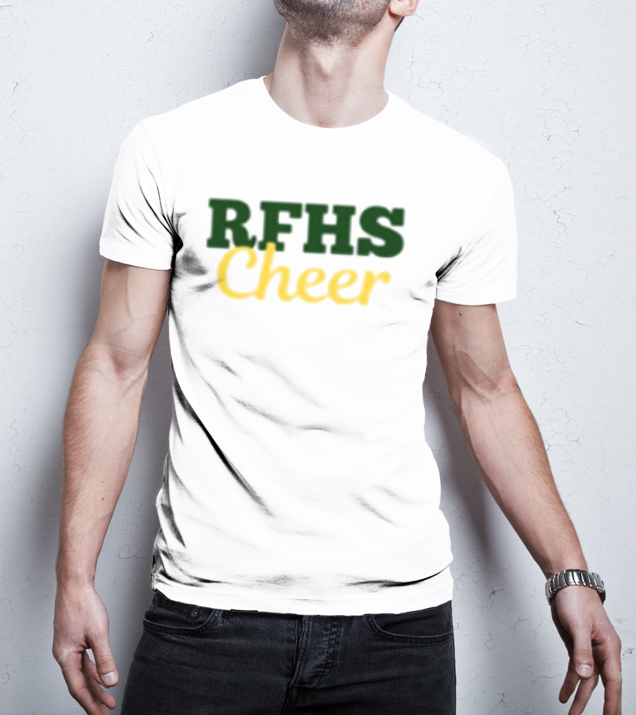 RFHS Cheer Roster Small Front White RF Store T-Shirt