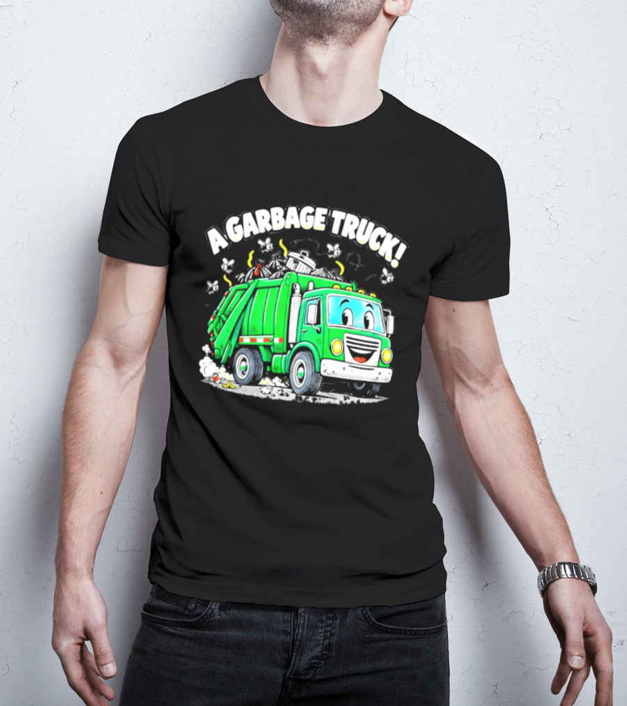A Garbage Truck Cartoon Animation Fun T-Shirt