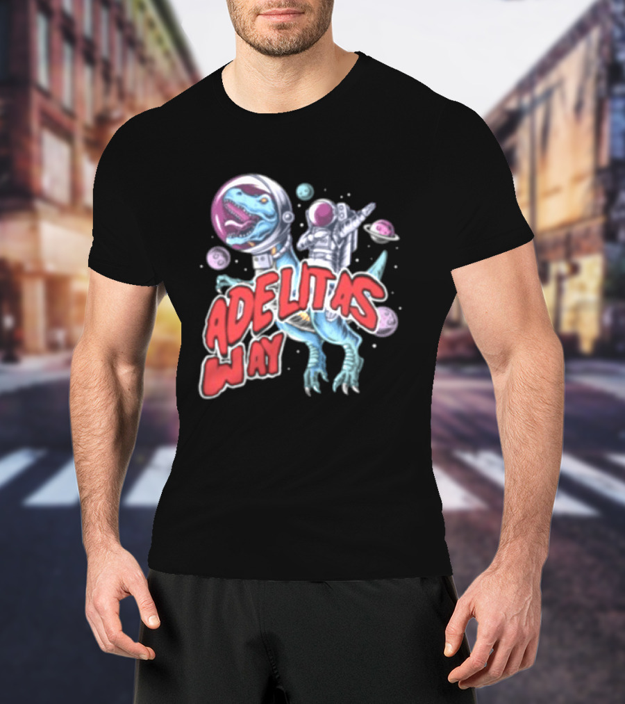 Adelitas Way Space Dinosaur Astronaut Rex T-Shirt