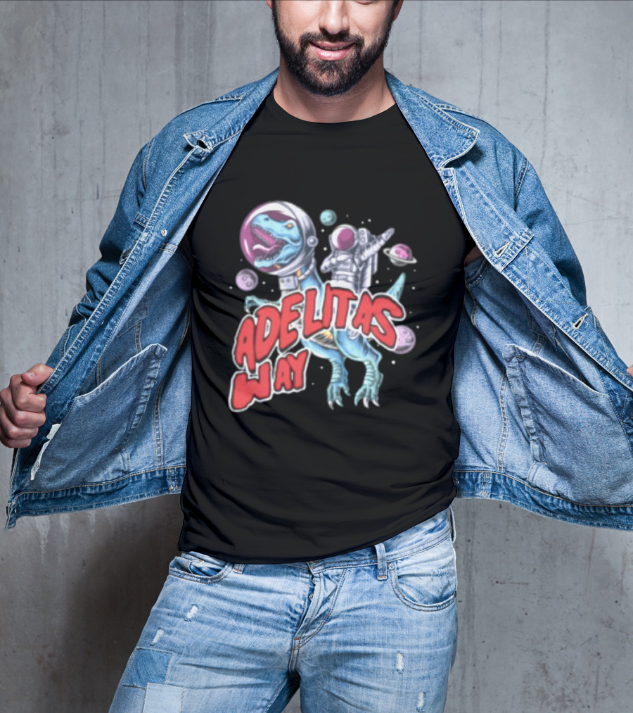 Adelitas Way Space Dinosaur Astronaut Rex T-Shirt