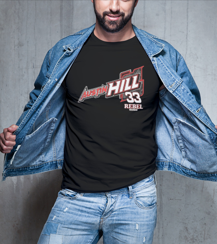 Austin Hill 33 Rebel Racing Team Honoring Our Original Rebel T-Shirt