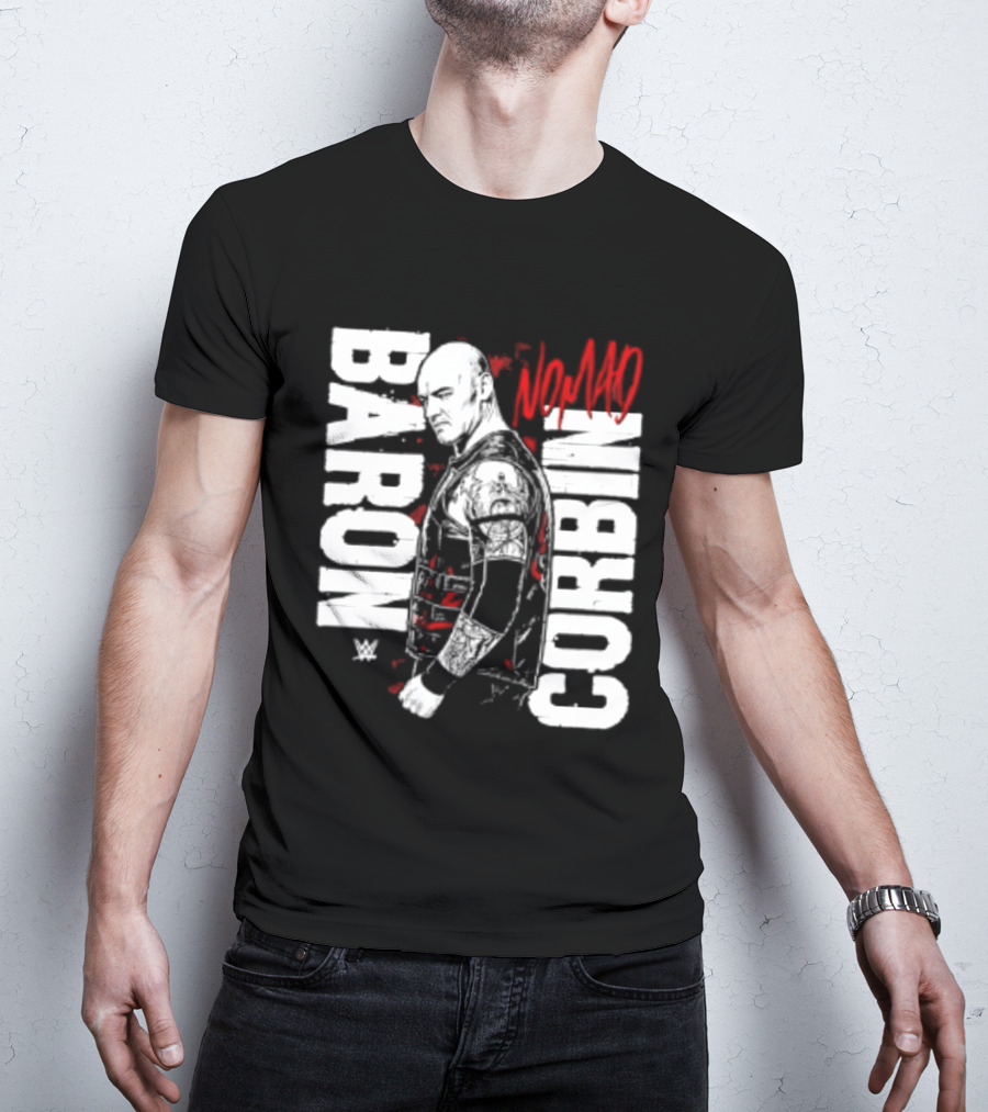 Baron Corbin WWE Nomad Vertical Name Wrestling Superstar T-Shirt
