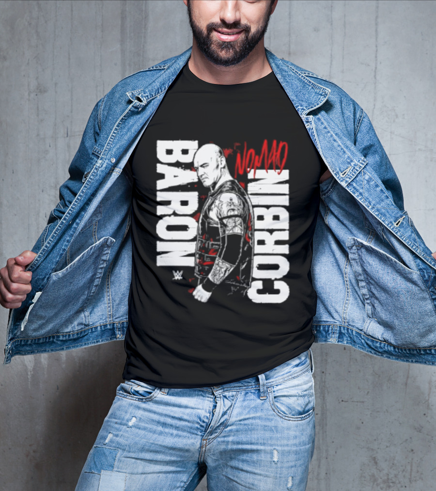 Baron Corbin WWE Nomad Vertical Name Wrestling Superstar T-Shirt
