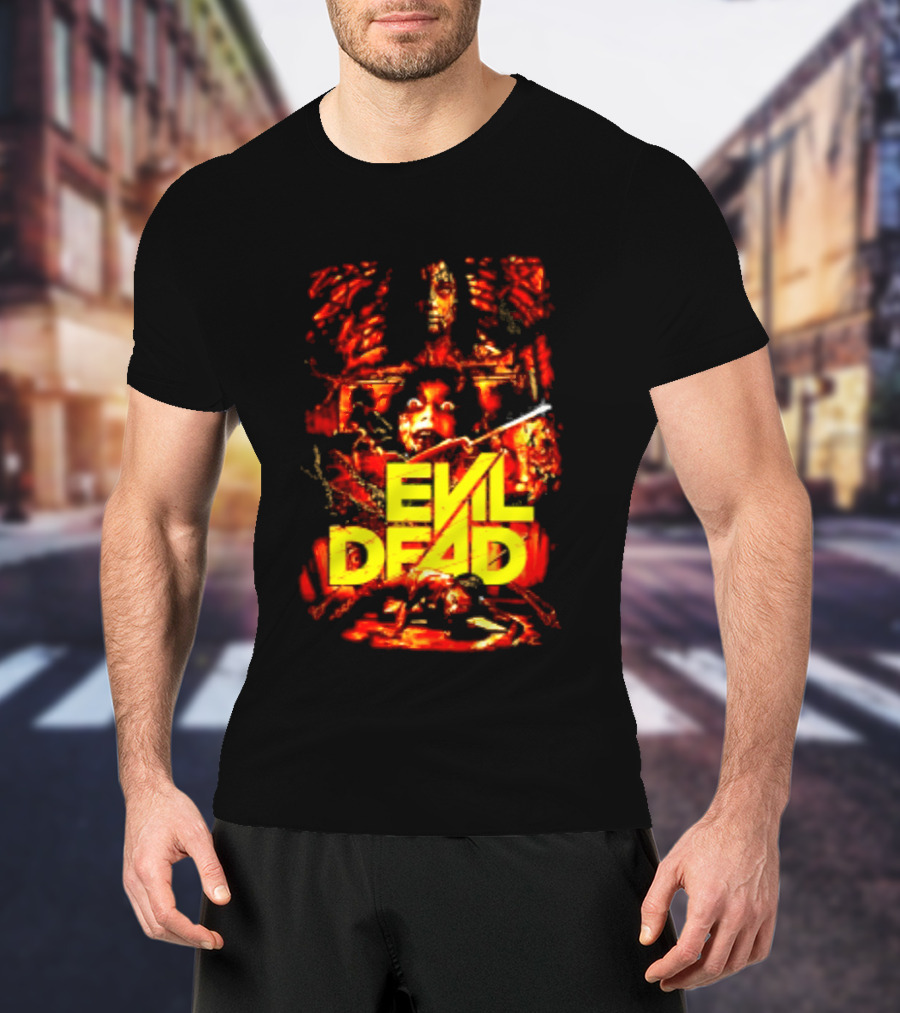 Evil Dead Classic Horror Movie Sam Raimi Iconic Cult T-Shirt