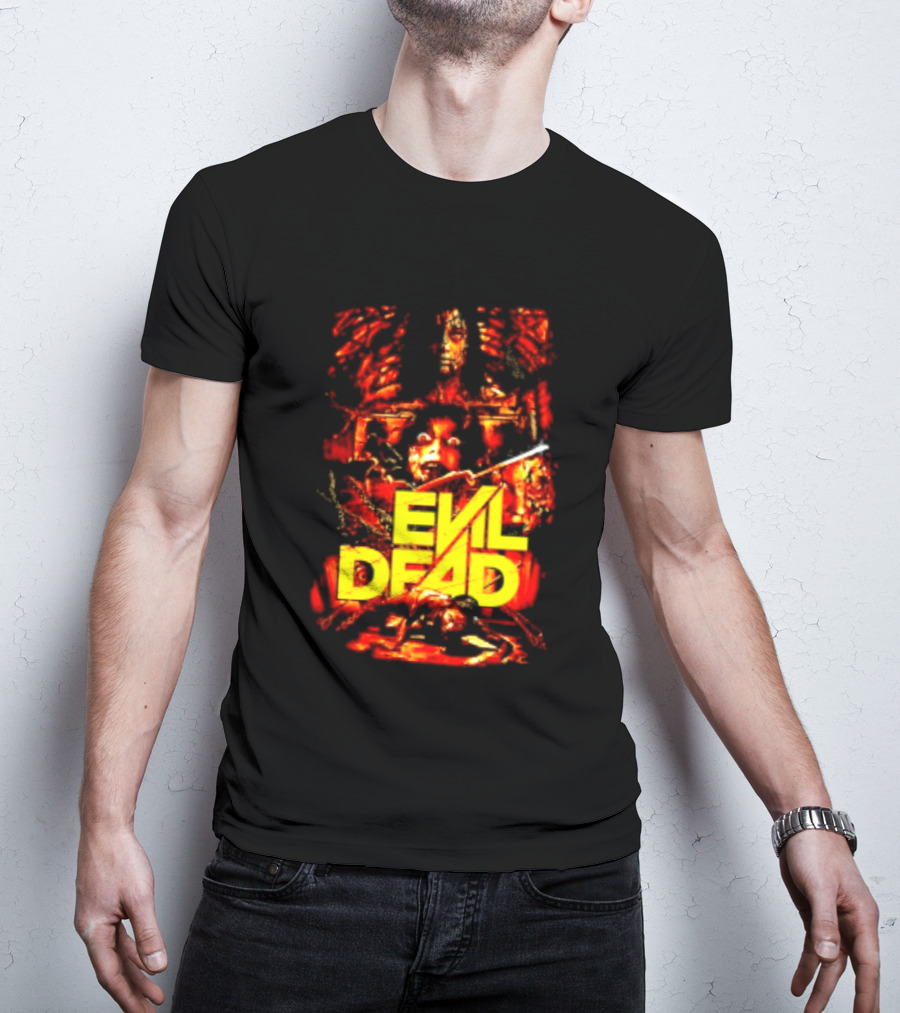 Evil Dead Classic Horror Movie Sam Raimi Iconic Cult T-Shirt
