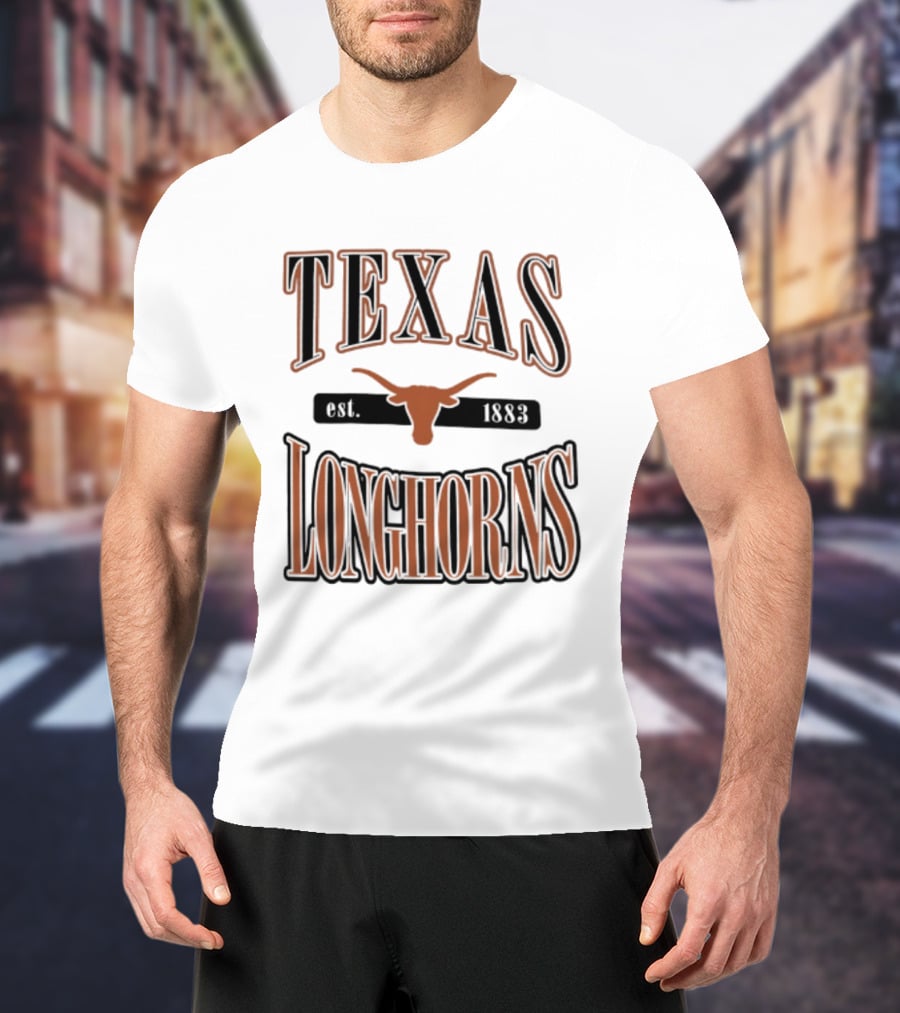 Texas Longhorns Est 1883 Vintage Team Spirit T-Shirt