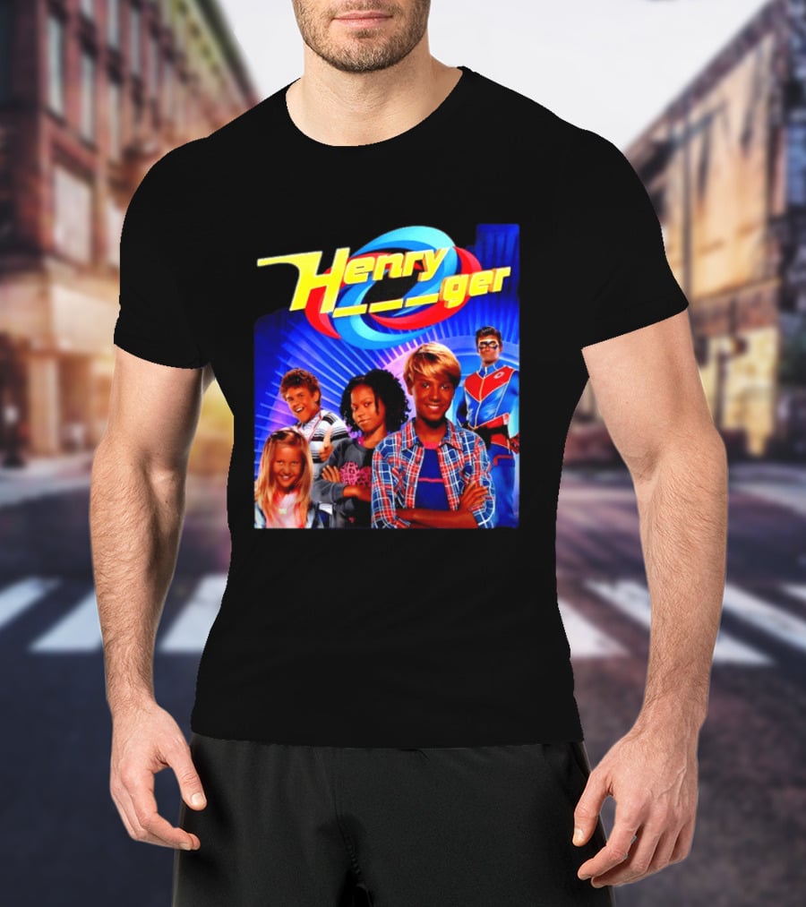 Henry Danger Nickelodeon Kids TV Show Captain Man Superhero Characters T-Shirt