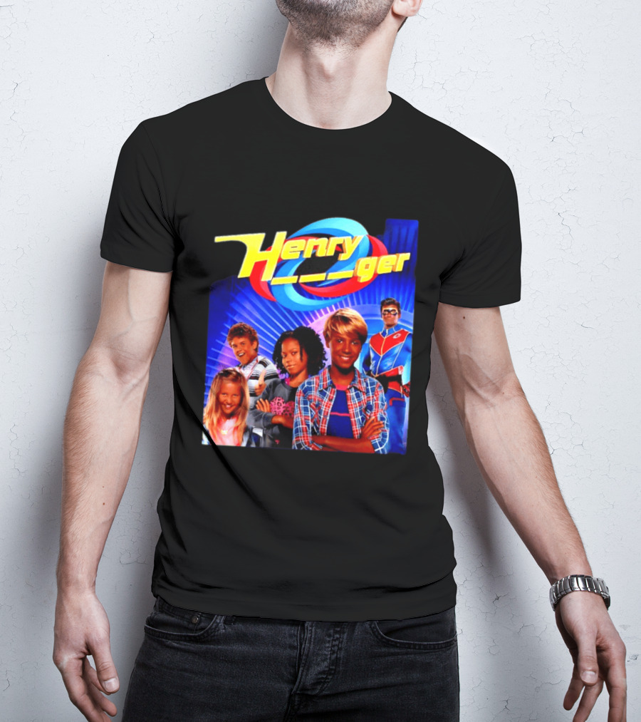Henry Danger Nickelodeon Kids TV Show Captain Man Superhero Characters T-Shirt