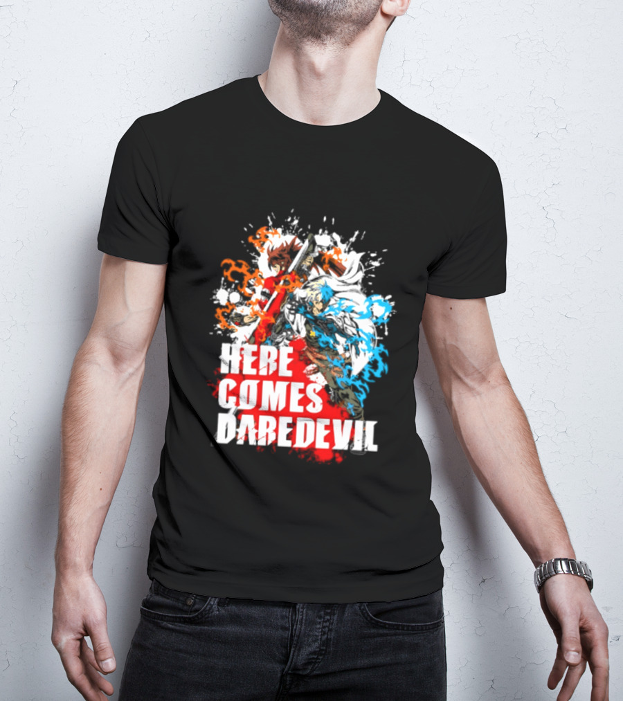 Here Comes Daredevil Guilty Sol Badguy Vibrant Splash T-Shirt