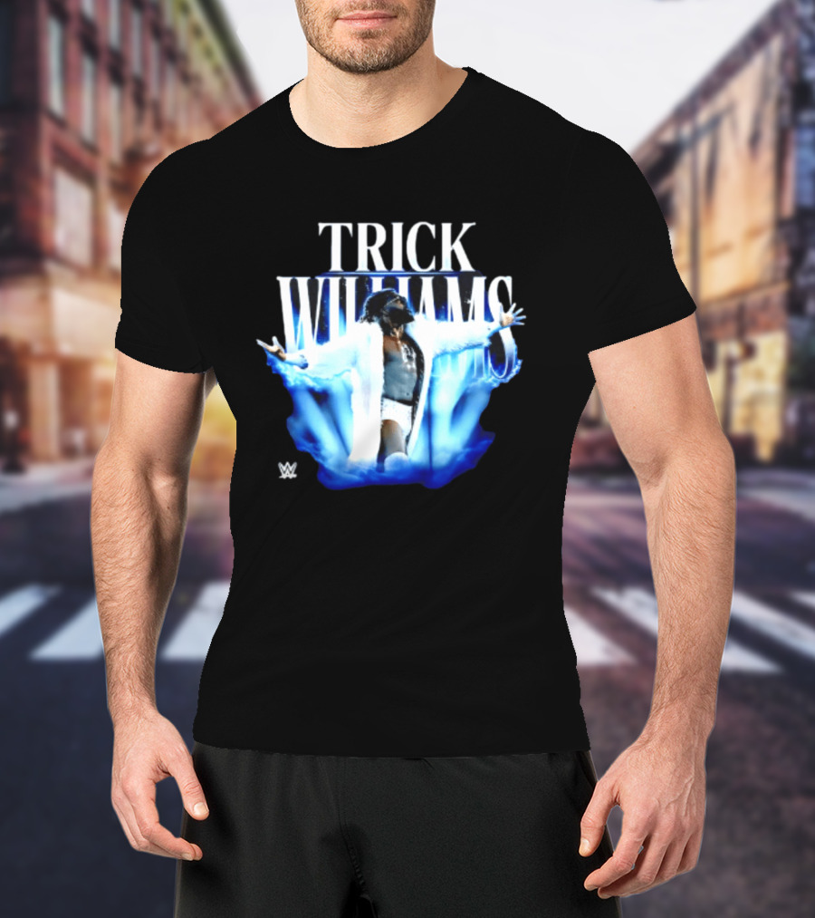 Trick Williams WWE Fur Coat Iconic Entrance T-Shirt