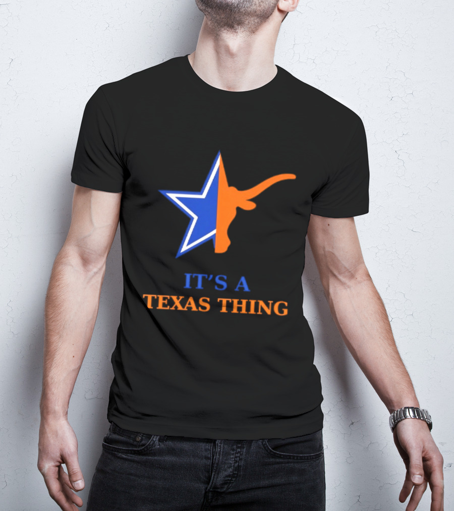 It's A Texas Thing Dallas Cowboys Longhorns Fusion T-Shirt