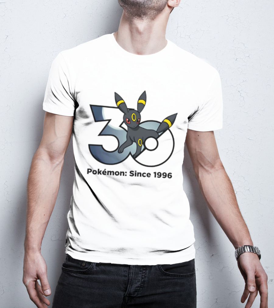 Umbreon Pokemon 30th Anniversary 1996 Celebration T-Shirt