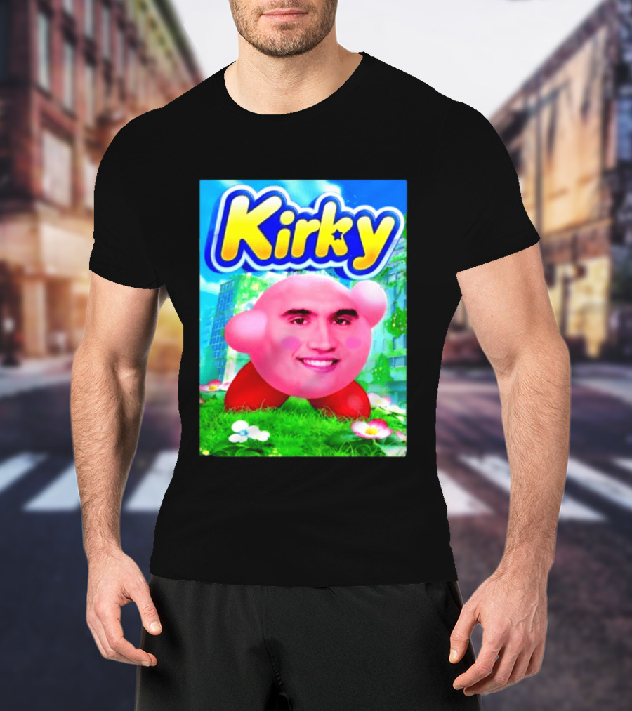 Kirky Charlie Kirk Kirby Meme T-Shirt
