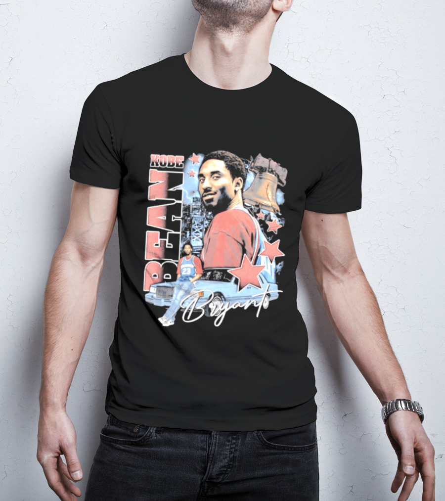 Kobe Bean Bryant Philadelphia Liberty Bell Vintage Style 23 Jersey Retro 76ers T-Shirt