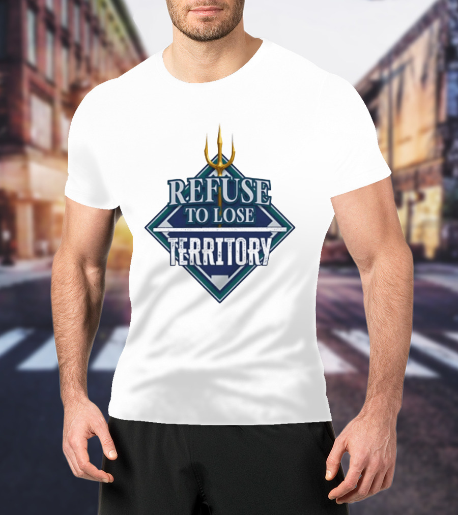 Seattle Seahawks Refuse To Lose Territory Trident T-Shirt