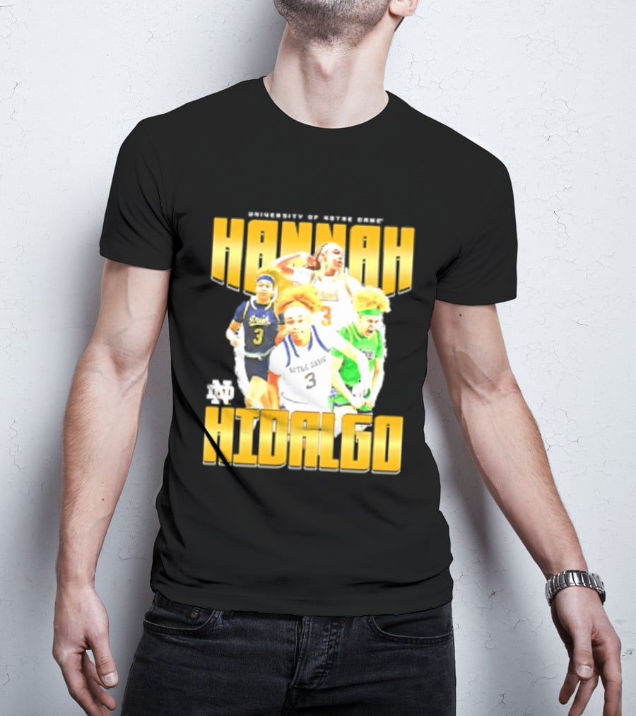 University Of Notre Dame Hannah Hidalgo Ncaa Women's Basketball T-Shirt