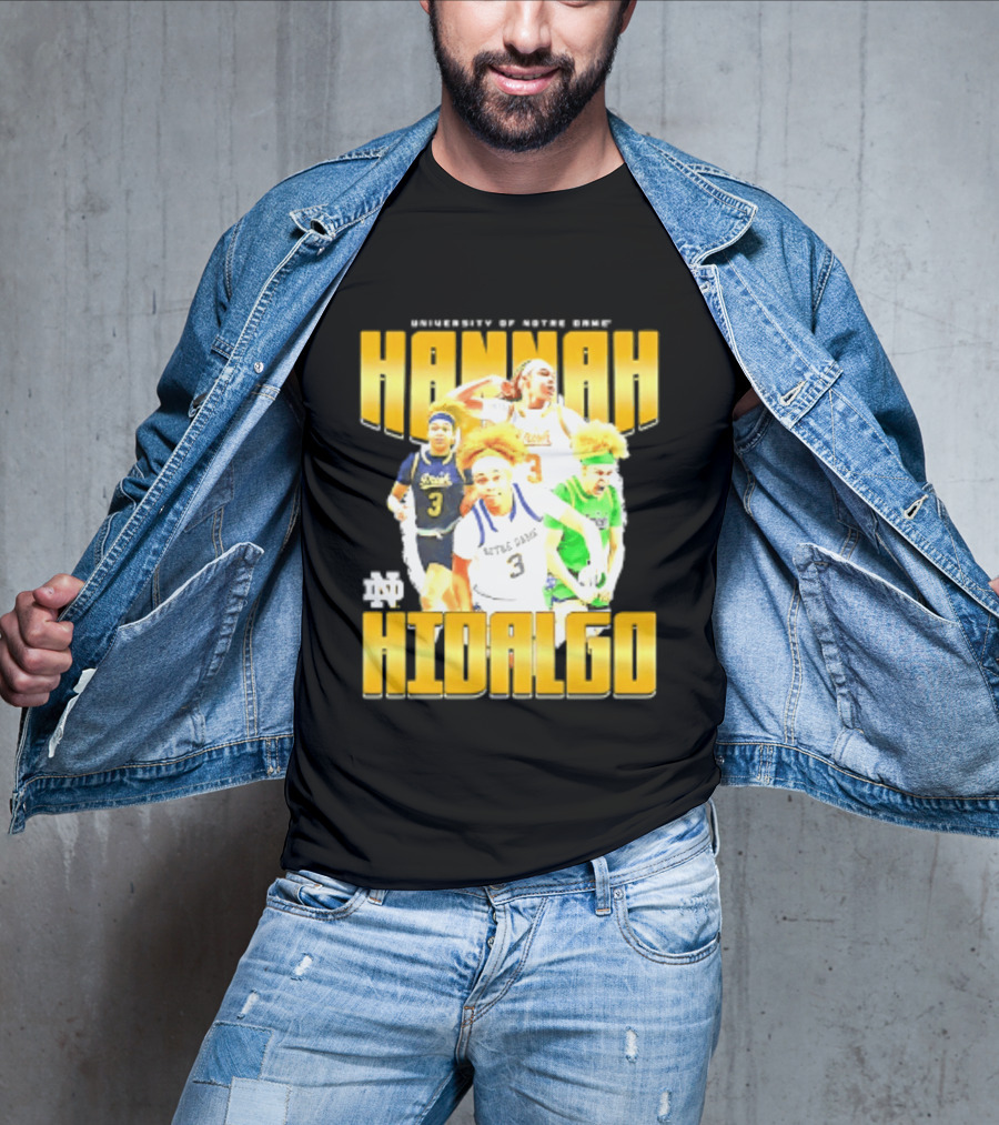 University Of Notre Dame Hannah Hidalgo Ncaa Women's Basketball T-Shirt