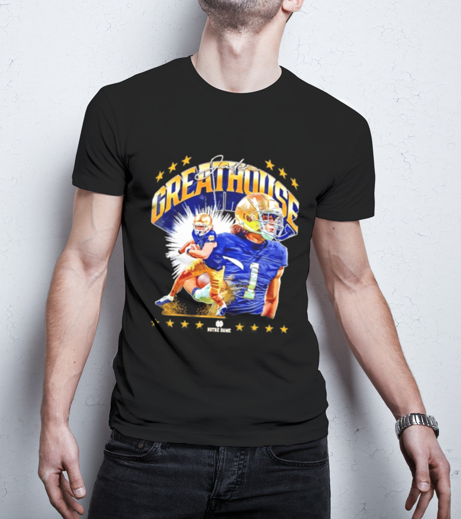 Jaden Greathouse Notre Dame NCAA Football Player Number 1 T-Shirt
