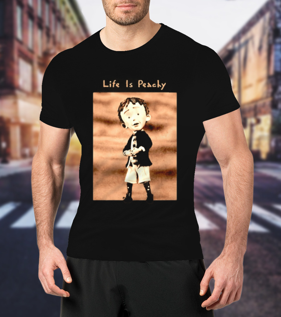 Life Is Peachy Korn Nu Metal Character Jonathan Davis T-Shirt