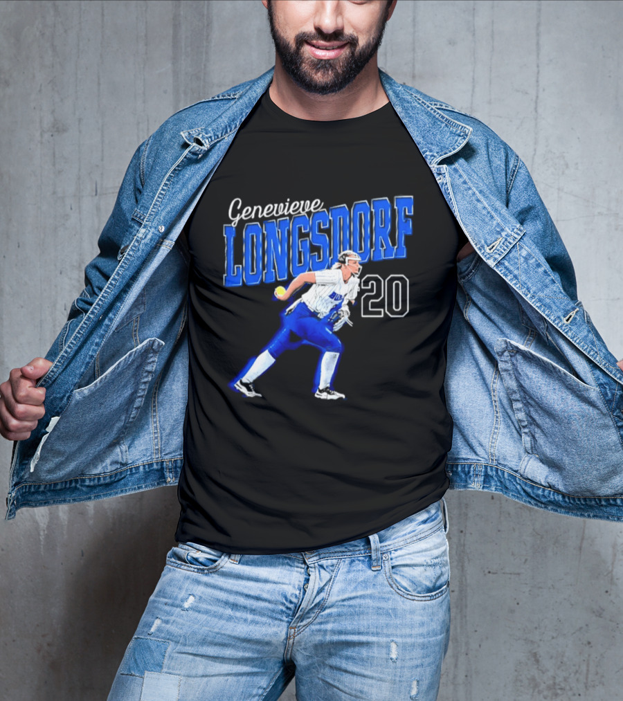 Genevieve Longsdorf 20 Buffalo Bulls NCAA Softball Player T-Shirt