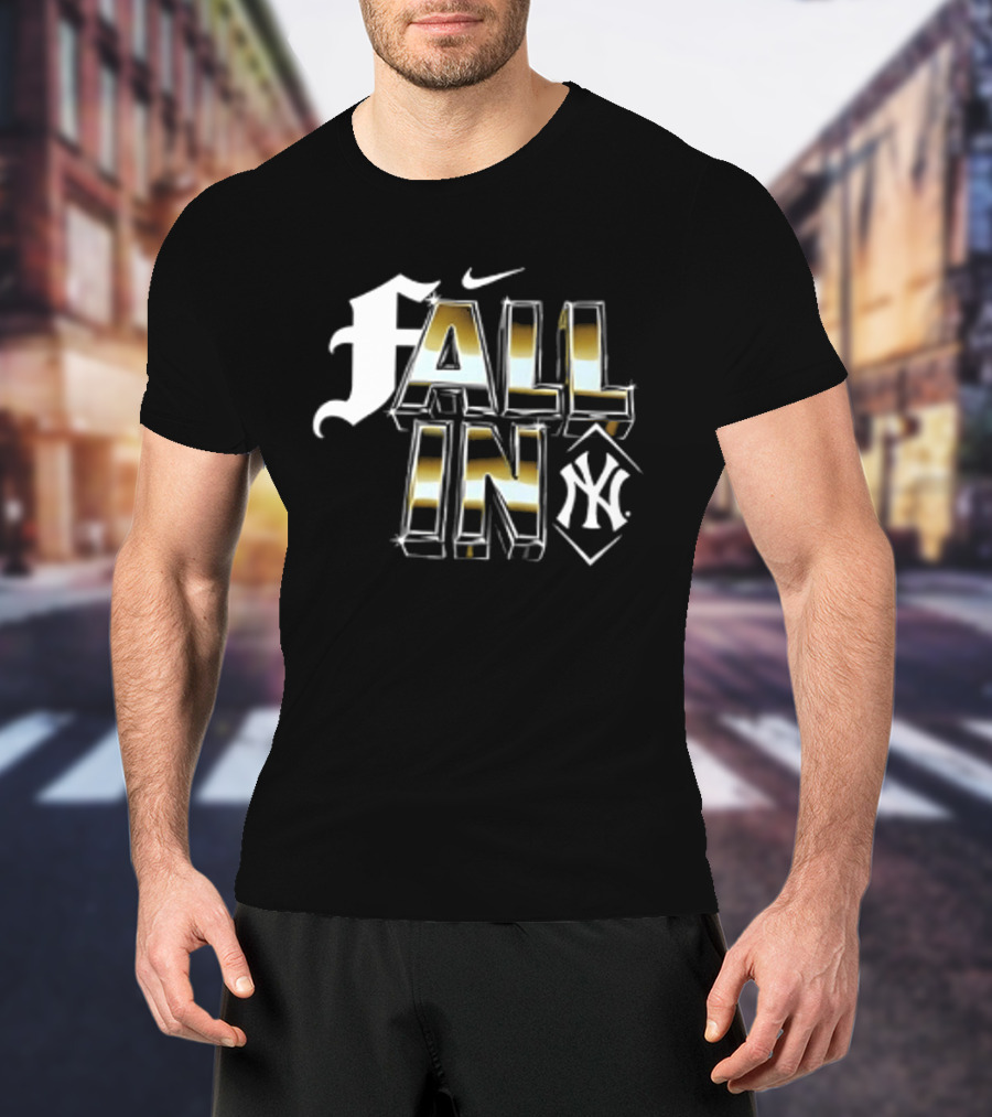 Nike New York Yankees Fall In 2026 Postseason T-Shirt