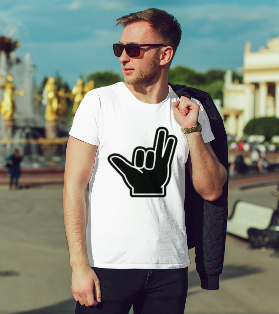 8Ro8 Store Hammajang Shaka Hand Sign Gesture T-Shirt