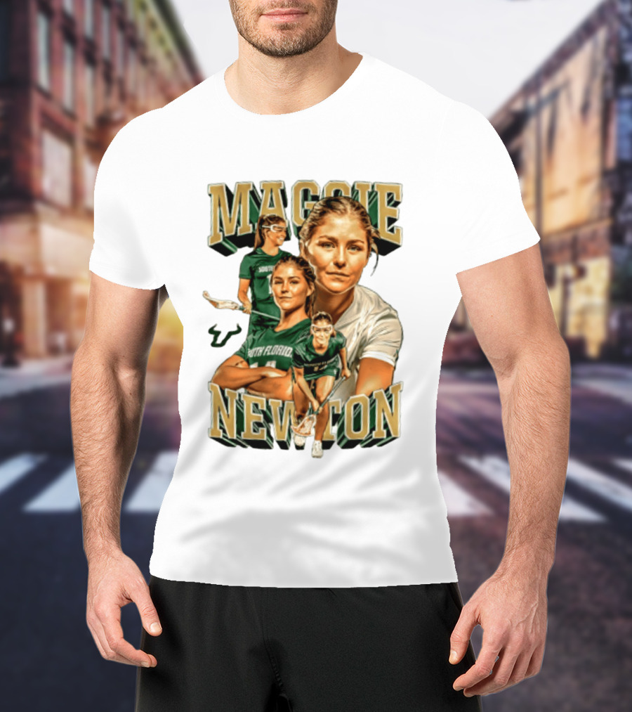 Maggie Newton South Florida Lacrosse Player USF T-Shirt