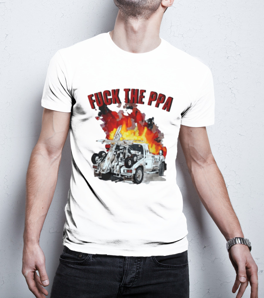 Philadelphia Parking Authority Tow Truck Fire Protest T-Shirt