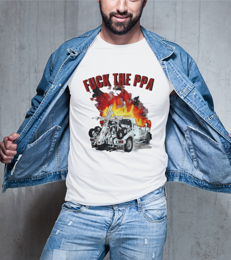 Philadelphia Parking Authority Tow Truck Fire Protest T-Shirt