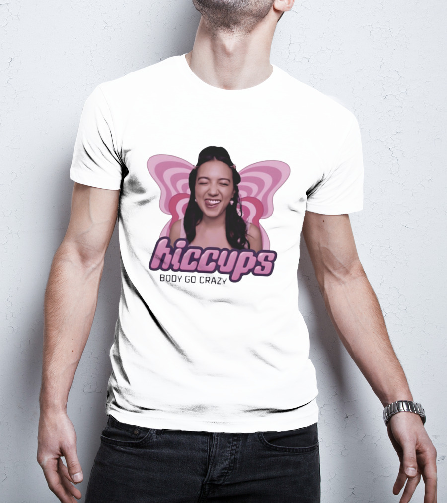 Hiccups Body Go Crazy Carly Pop Girlie FX Butterfly Wings T-Shirt