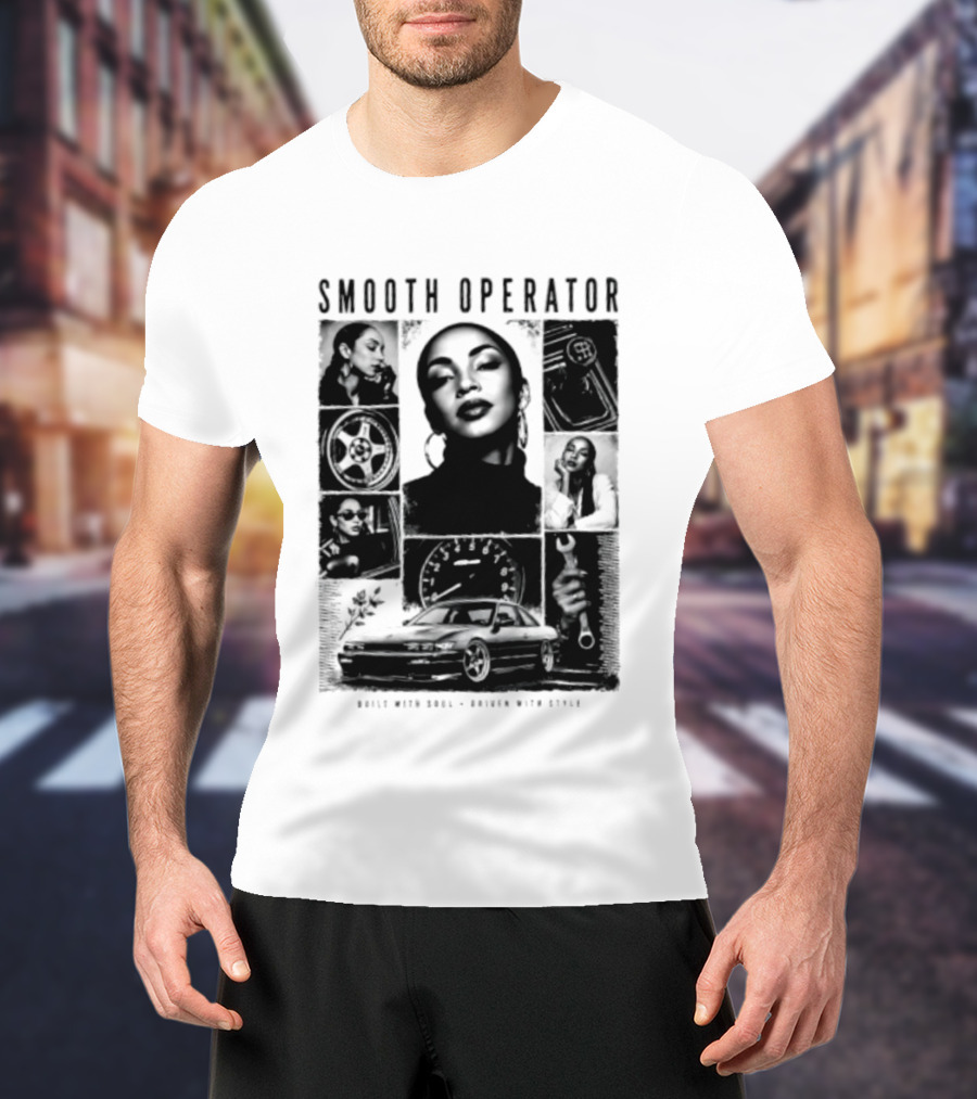 Smooth Operator Built With Soul Driven With Style Vintage Car Icon Retro Look T-Shirt