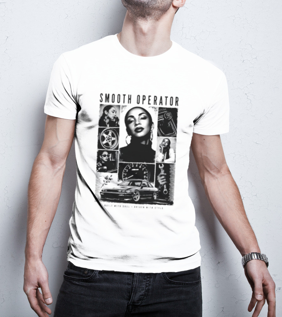 Smooth Operator Built With Soul Driven With Style Vintage Car Icon Retro Look T-Shirt