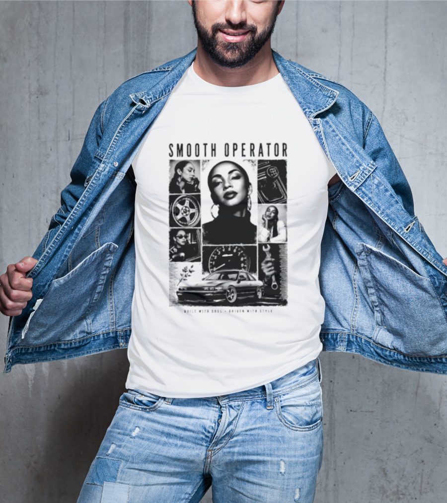Smooth Operator Built With Soul Driven With Style Vintage Car Icon Retro Look T-Shirt