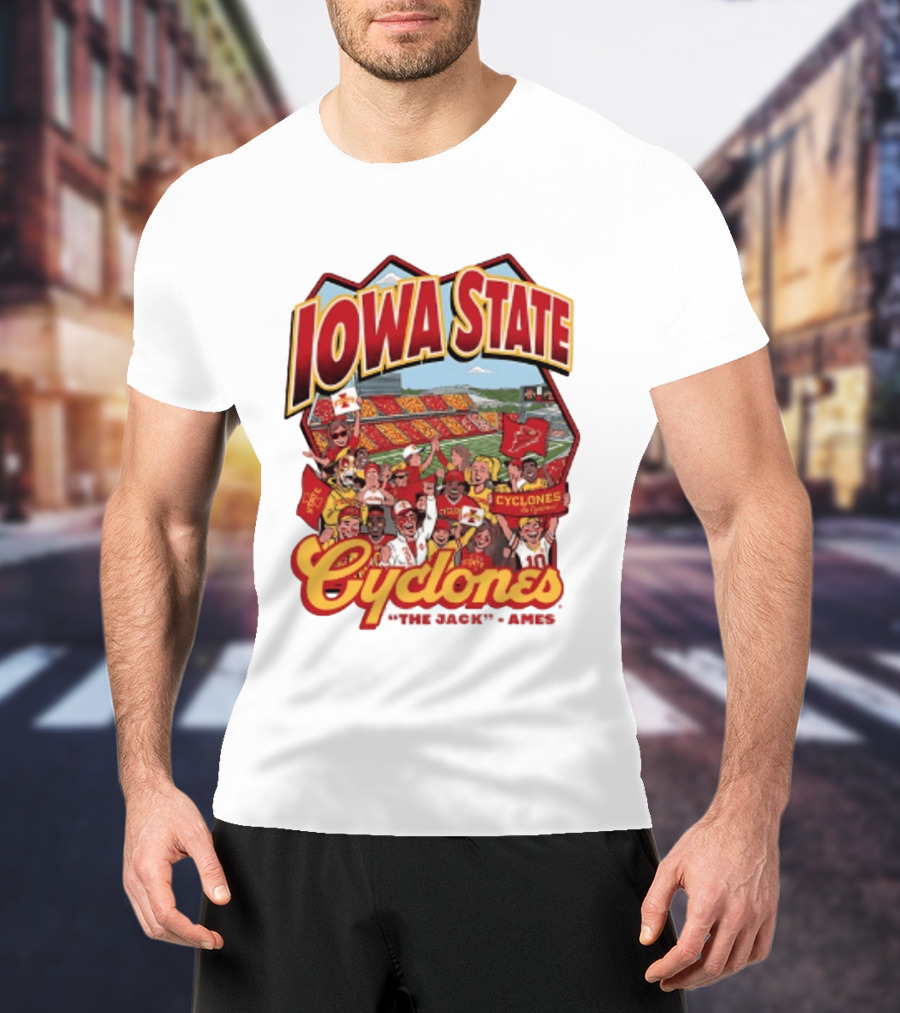 Iowa State Cyclones Football Fans At The Jack Trice Stadium Ames T-Shirt