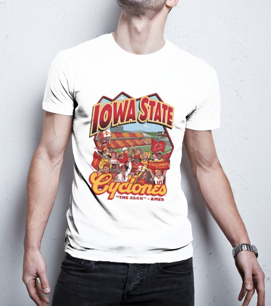 Iowa State Cyclones Football Fans At The Jack Trice Stadium Ames T-Shirt
