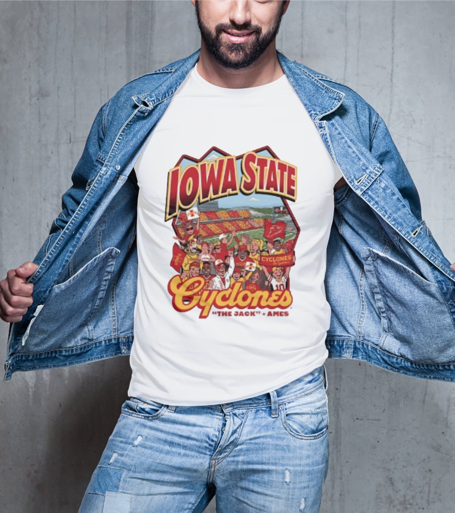Iowa State Cyclones Football Fans At The Jack Trice Stadium Ames T-Shirt
