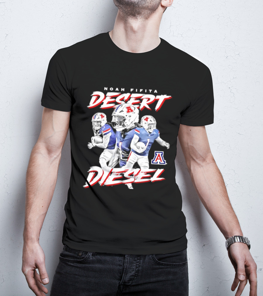 Noah Fifita Desert Diesel Arizona Wildcats NCAA Football T-Shirt