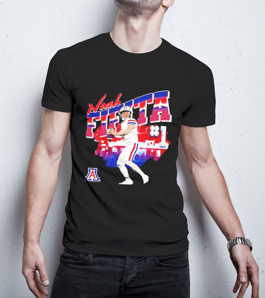 Noah Fifita Arizona Wildcats Number 1 Football Player T-Shirt