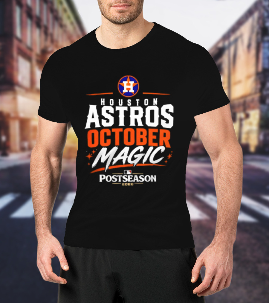 Houston Astros October Magic MLB Postseason 2026 T-Shirt