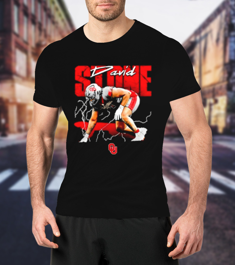 David Stone Oklahoma Sooners NCAA Football T-Shirt