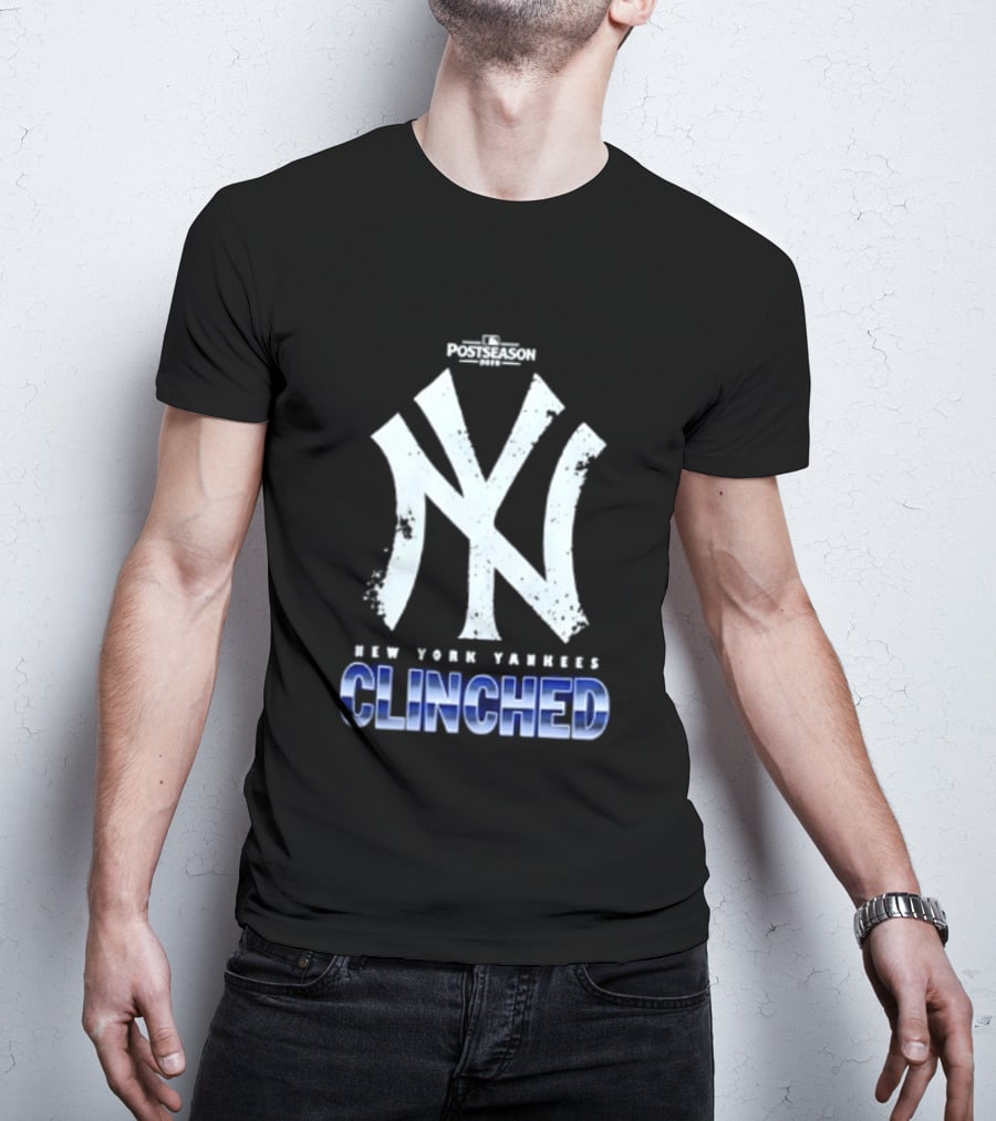 New York Yankees Clinched 2026 MLB Postseason Celebration T-Shirt