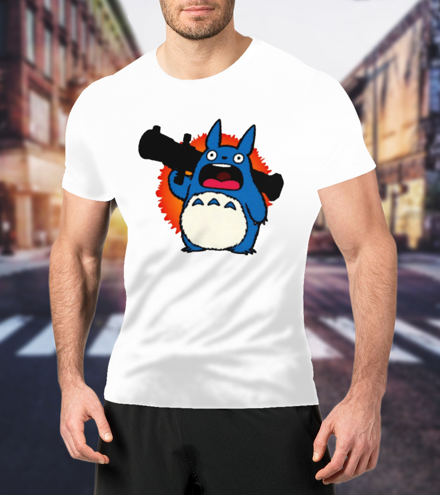 Chu Totoro My Neighbor Totoro Grenade Launcher Anime T-Shirt